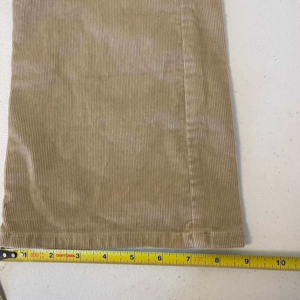 Y2k Streetwear Old Navy Womens Low Waist Boot-Cut Corduroy Pants Tan 2 Short NWT - Picture 10 of 11